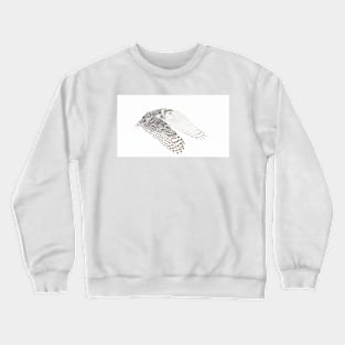 Wings Out - Snowy Owl Crewneck Sweatshirt